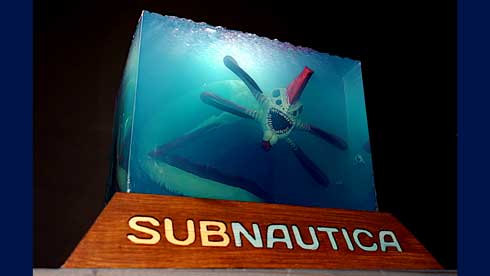 神社 不思議な生き物 ジオラマ 製作 レジンアート メイキング 神秘的 社 守護者