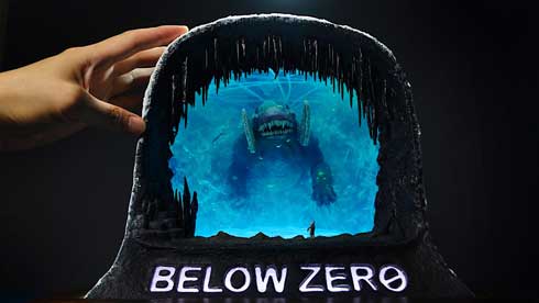 神社 不思議な生き物 ジオラマ 製作 レジンアート メイキング 神秘的 社 守護者