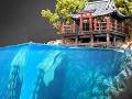 崖の上の神社と“海のヌシ”の神秘的なジオラマにゾクゾクする……！　全て手作りの小さな世界がすごい