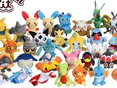 手のひらサイズのポケモンぬいぐるみに「ルビー・サファイア」の