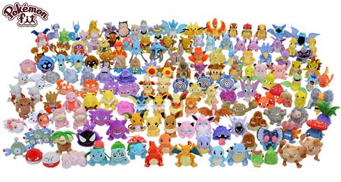 手のひらサイズのポケモンぬいぐるみに「ルビー・サファイア」の