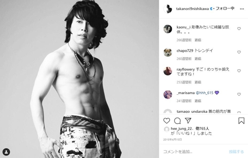 西川貴教 TM 優勝 筋肉 大会