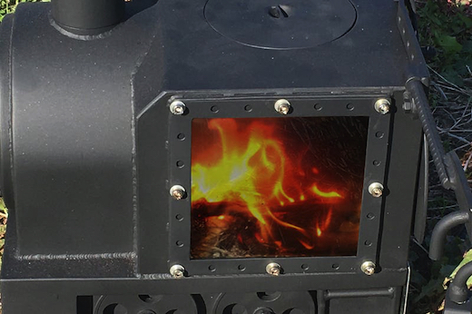 薪ストーブ SL 蒸気機関車 クラウドファンディング キャンプファイヤー