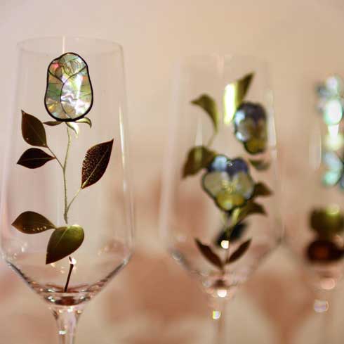 ガラス 蒔絵 螺鈿 きれい 美しい 漆芸