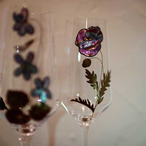 ガラス 蒔絵 螺鈿 きれい 美しい 漆芸