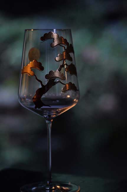 ガラス 蒔絵 螺鈿 きれい 美しい 漆芸