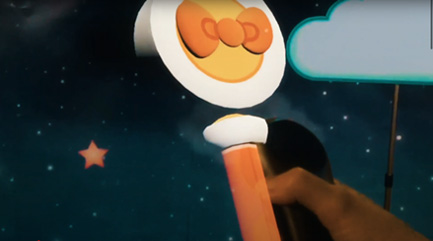 ハローキティのスペースシューティング　コントローラー