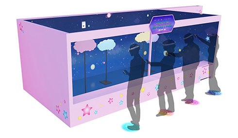 ハローキティのスペースシューティング　体験イメージ