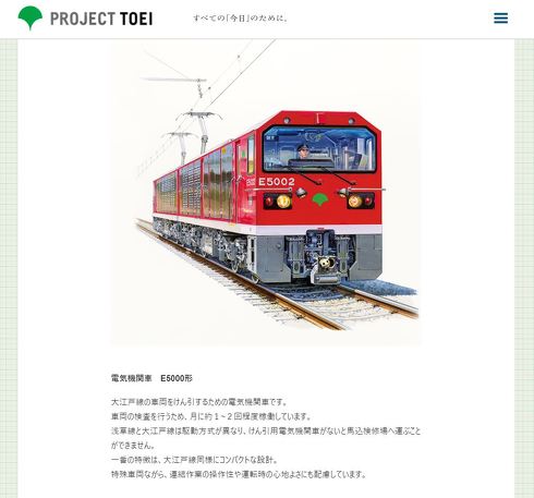 地下鉄 電気機関車 大江戸線