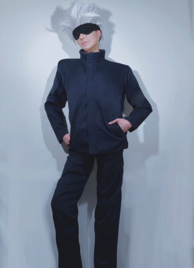叶美香 叶恭子 叶姉妹 コスプレ 週刊少年ジャンプ 冥冥 呪術廻戦 五条悟