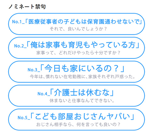 「誹謗中傷される方も悪い」「介護士は休むな」　2021年に持ち越したくない言葉を集めた「流行禁句大賞2020」が強烈すぎる