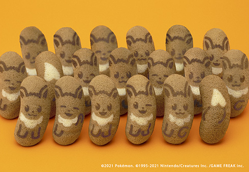 6種類の表情がたまらなくキュート！　「ポケモン東京ばな奈」シリーズから「イーブイ東京ばな奈」が発売