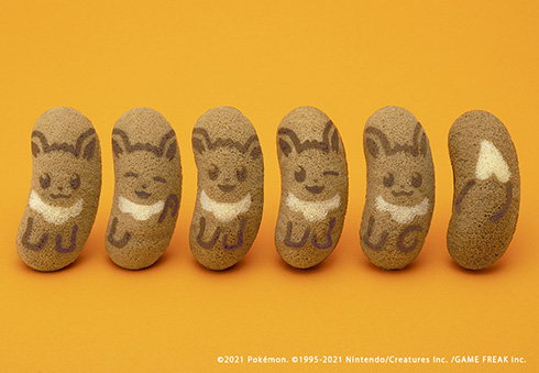 6種類の表情がたまらなくキュート！　「ポケモン東京ばな奈」シリーズから「イーブイ東京ばな奈」が発売