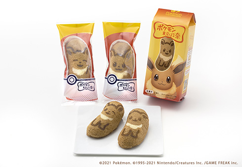 6種類の表情がたまらなくキュート！　「ポケモン東京ばな奈」シリーズから「イーブイ東京ばな奈」が発売