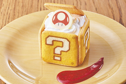 「キノピオ・カフェ」メニュー　ハテナブロック・ティラミス