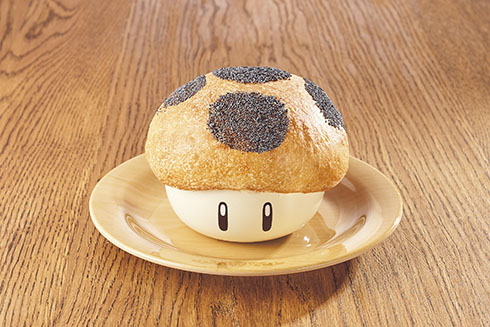 「キノピオ・カフェ」メニュー　スーパーキノコ・ピッツァボウル