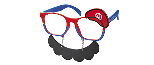 ワンナップ・ファクトリー扱いグッズ　メガネ（マリオ）
