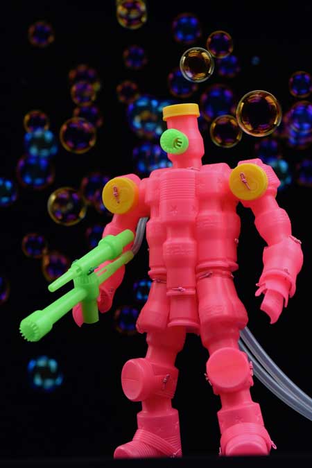 工作 ホームセンター クリスマス デコレーション 星飾り ロボット 安居智博