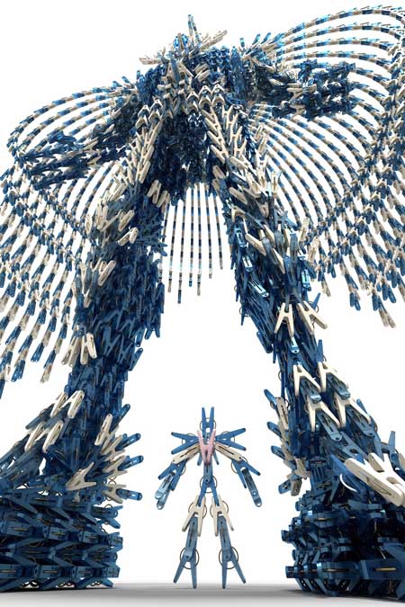 工作 ホームセンター クリスマス デコレーション 星飾り ロボット 安居智博