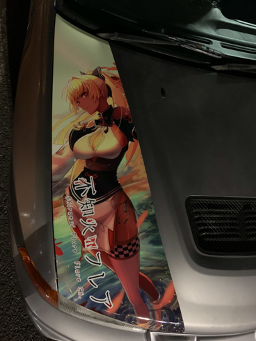 ホロライブ 不知火フレア 痛車 ランエボ4