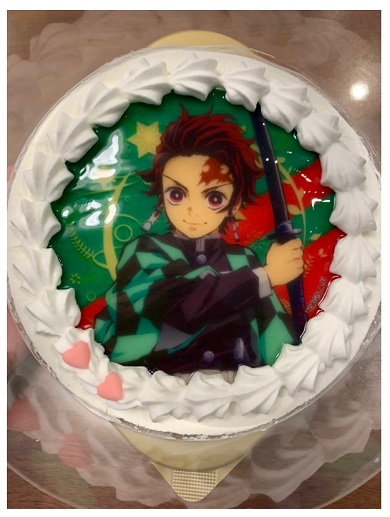藤原紀香 鬼滅の刃 ケーキ 炭治郎