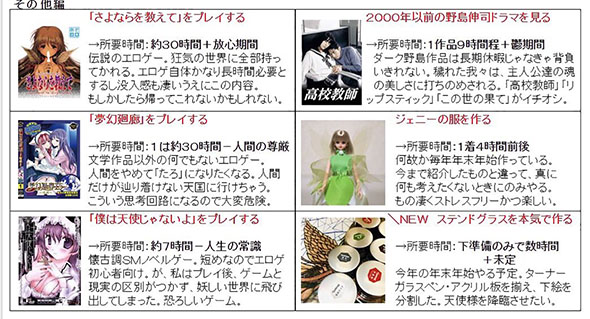 作品ラインアップ
