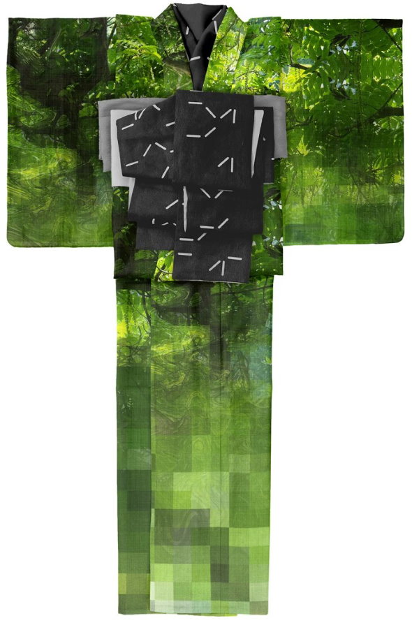 ゴフクヤサンドットコム 着物 帯 デジタル プリント 変わり種