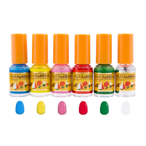 クレパス柄水性ネイル