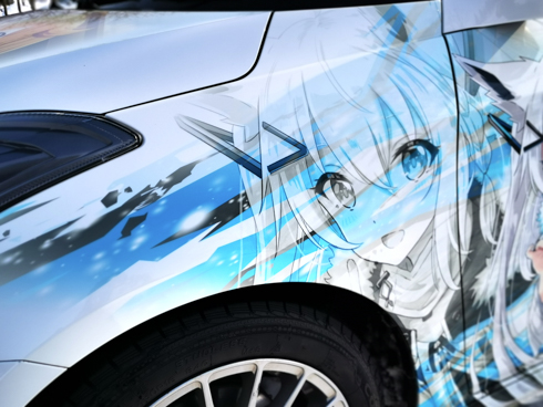 痛車 白上フブキ スイフトスポーツ