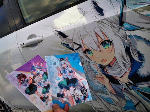 痛車 白上フブキ スイフトスポーツ