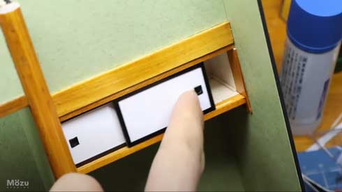 こびとの床の間 手作り ミニチュア コンセント Mozu