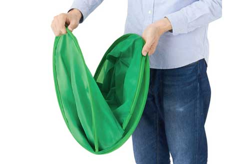 折りたたみ式クロマキー背景スクリーン エレコム 会議 背景 グリーンバック