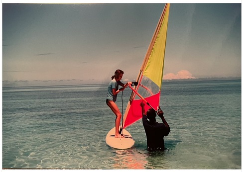 矢田亜希子 ウィンドサーフィン 20年前