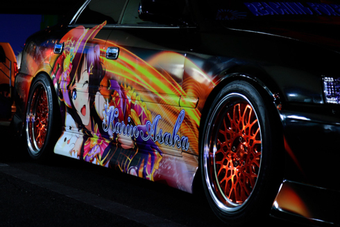 痛車 ニジガク ラブライブ！虹ヶ咲学園スクールアイドル同好会 朝香果林 宮下愛 DiverDivaチェイサー