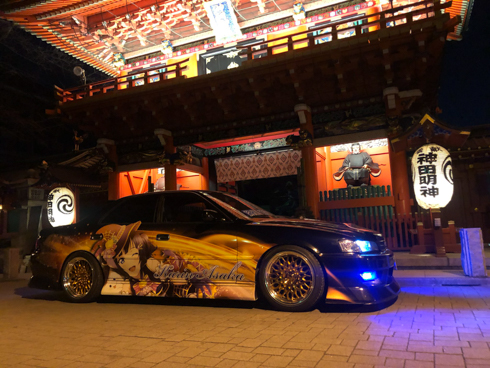 痛車 ニジガク ラブライブ！虹ヶ咲学園スクールアイドル同好会 朝香果林 宮下愛 DiverDivaチェイサー