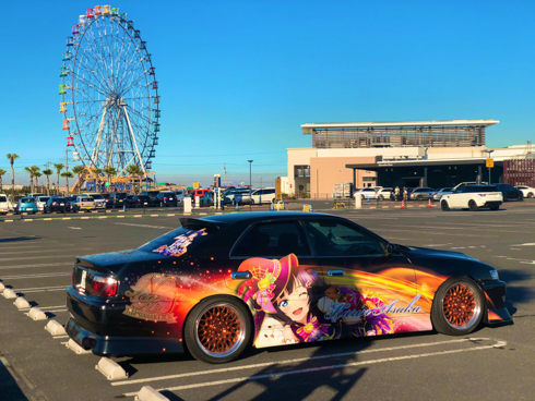 痛車 ニジガク ラブライブ！虹ヶ咲学園スクールアイドル同好会 朝香果林 宮下愛 DiverDivaチェイサー