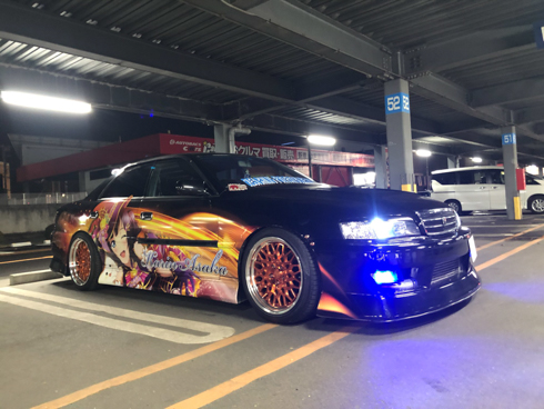 痛車 ニジガク ラブライブ！虹ヶ咲学園スクールアイドル同好会 朝香果林 宮下愛 DiverDivaチェイサー