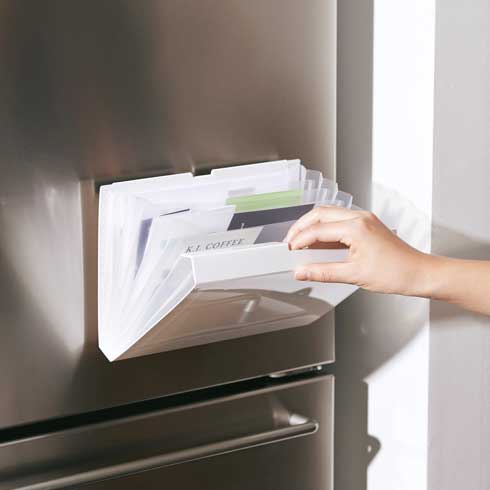 キングジム SPOT ハルファイル 冷蔵庫 メモ 整理 ツールスタンド スタックバスケット