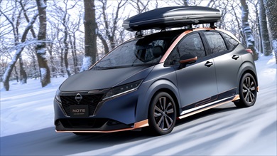 ノートe-POWERをスポーティにした「ノート PLAY GEAR CONCEPT」（写真：日産自動車）