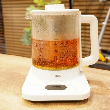 煮出し＆温度調整ができる電気ティーポット