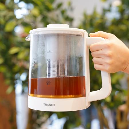 煮出し＆温度調整ができる電気ティーポット
