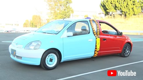 前後のヴィッツはそれぞれ違うコンセプトで内装、外装をカスタマイズしています