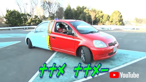 両方のドライバーが息を合わせれば斜めに走ることも可能