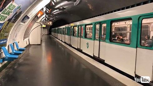 鉄道 海外 YouTube パリ 地下鉄