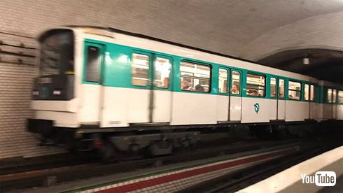 鉄道 海外 YouTube パリ 地下鉄