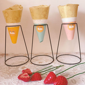 クレープ鉢植え