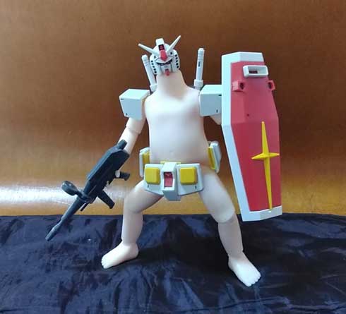ドール ボディ 素体 ガンプラ 合体 装着 シュール