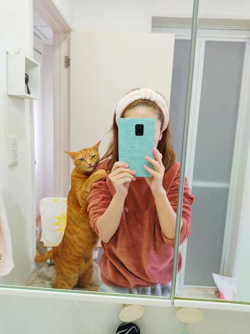 猫 ツーショット 写真 ポーズを決めてくれる リア充 カップル