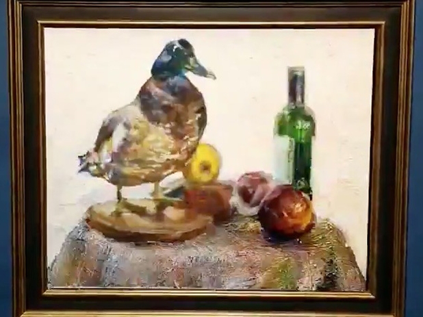 美大生が作った「回転する油絵」がどゆこと？？？となる不思議さ