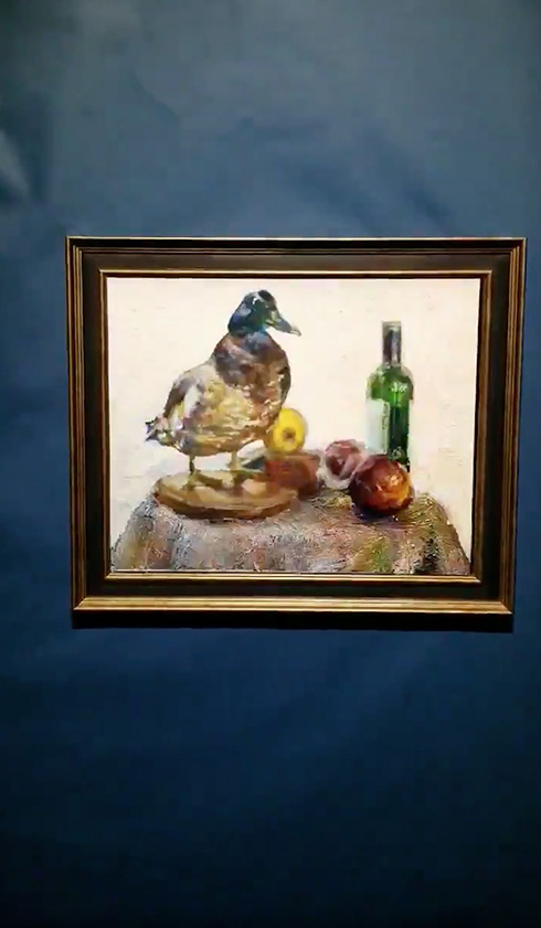 美大生が作った「回転する油絵」がどゆこと？？？となる不思議さ